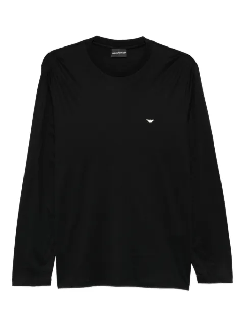 Emporio Armani logo-embroidered T-shirt