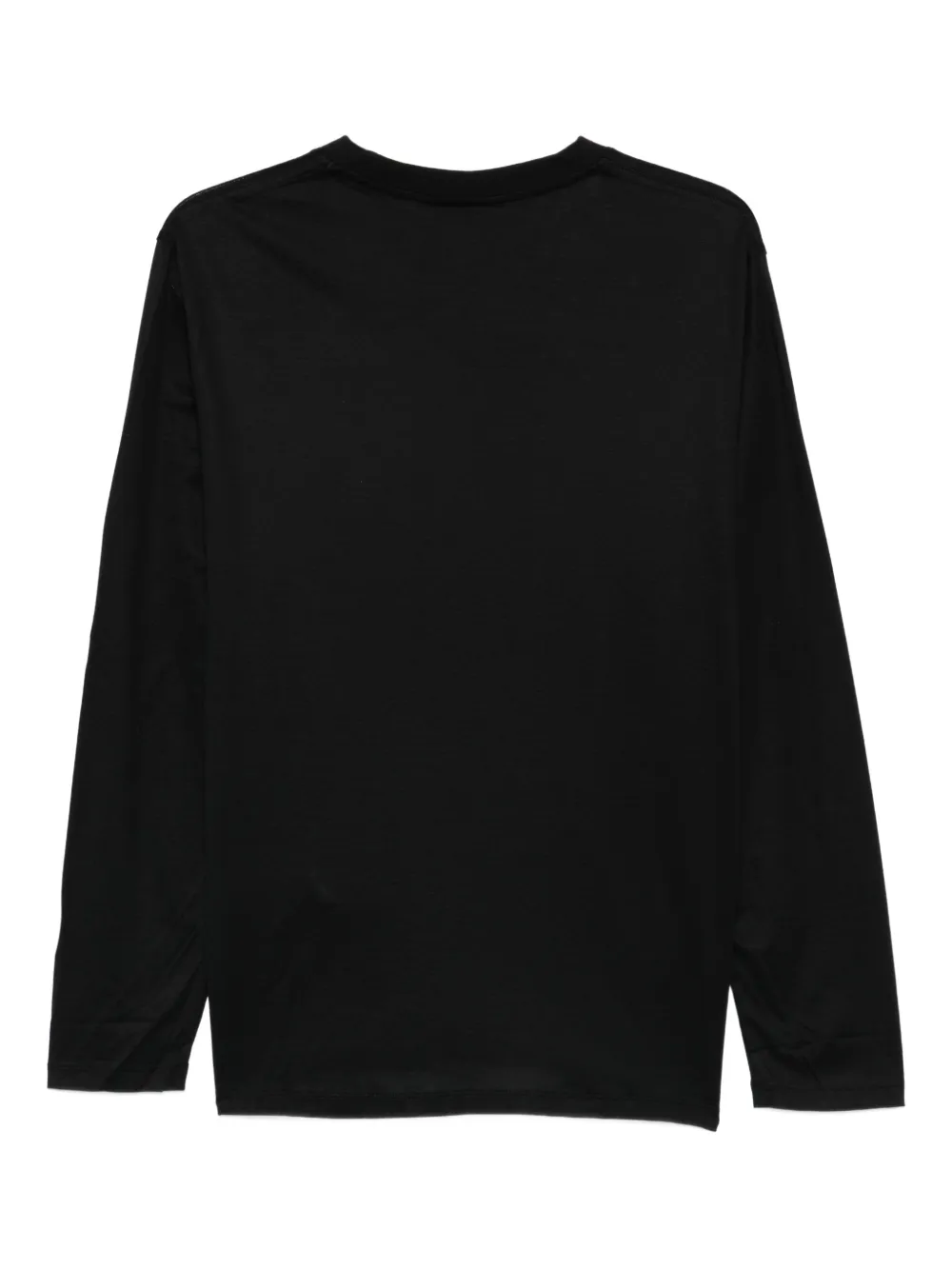 Emporio Armani T-shirt met geborduurd logo - Zwart