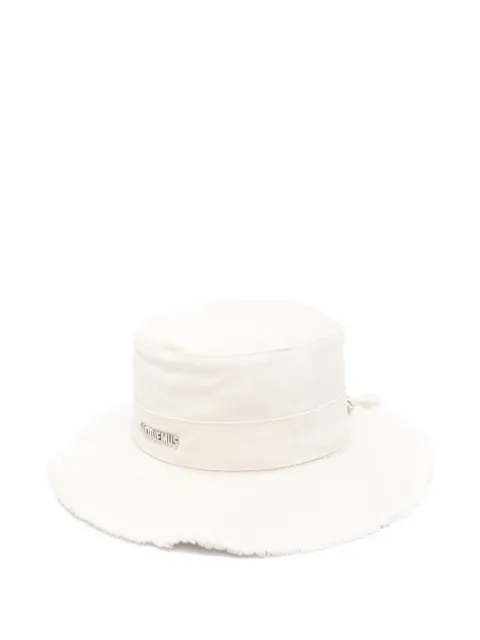 Jacquemus Le Bob Artichaut frayed logo bucket hat