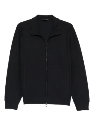 Homme Plissé Issey Miyake ジップアップ パーカー | ブラック