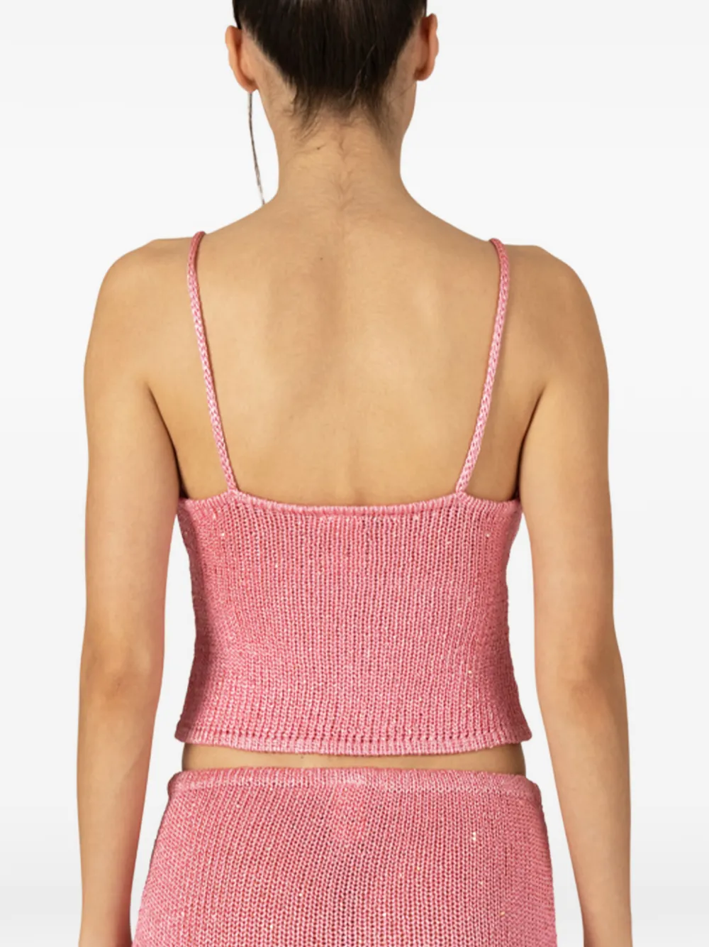  Paramidonna Bruna V-neck Top - Pink 