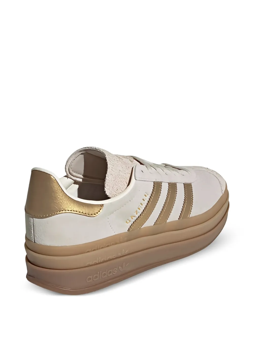 adidas Gazelle Bold sneakers met plateauzool Beige