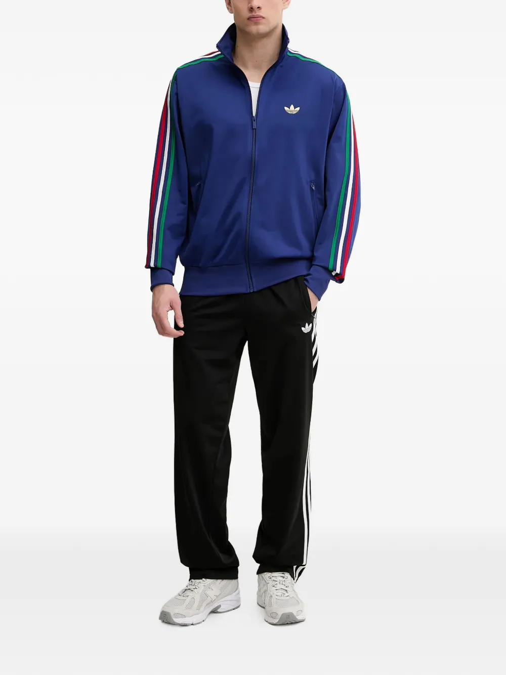 adidas Firebird trainingsjack Blauw