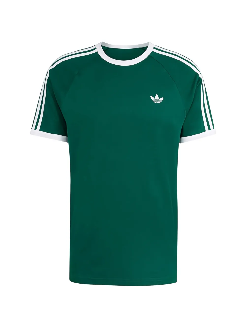adidas stripe-detail logo T-shirt - Verde