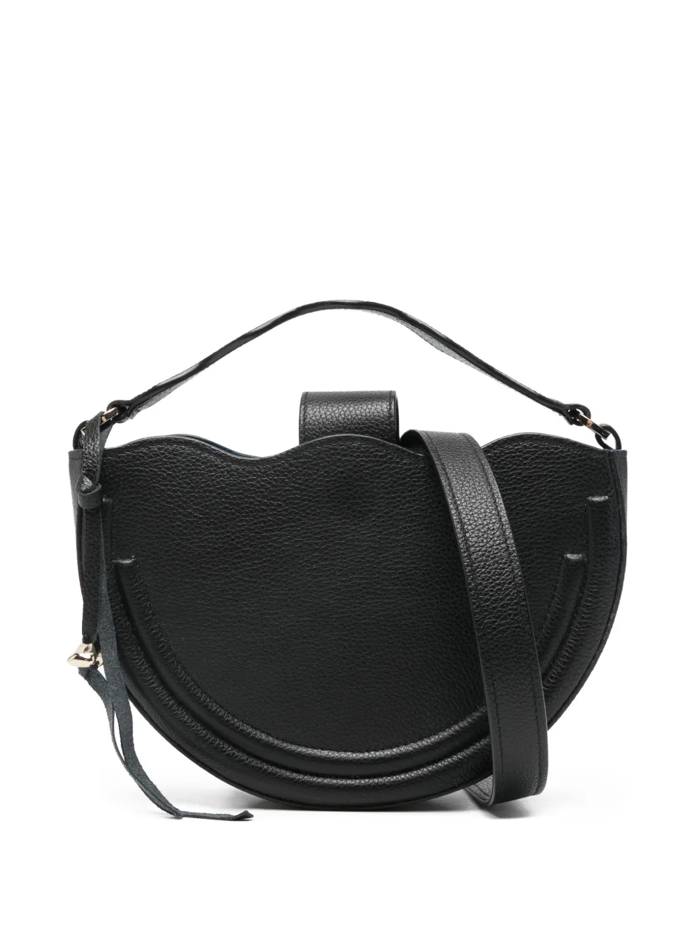 Di Gaia x Louiza Roe leather tote bag - Nero