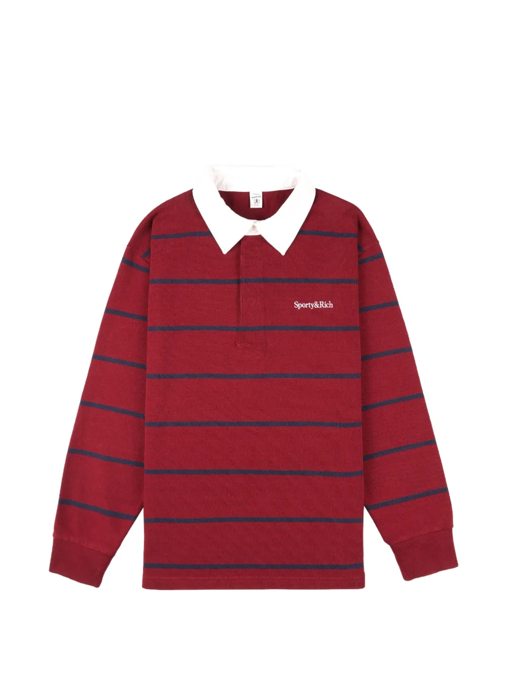 Sporty & Rich Camicia a righe a maniche lunghe - Rosso