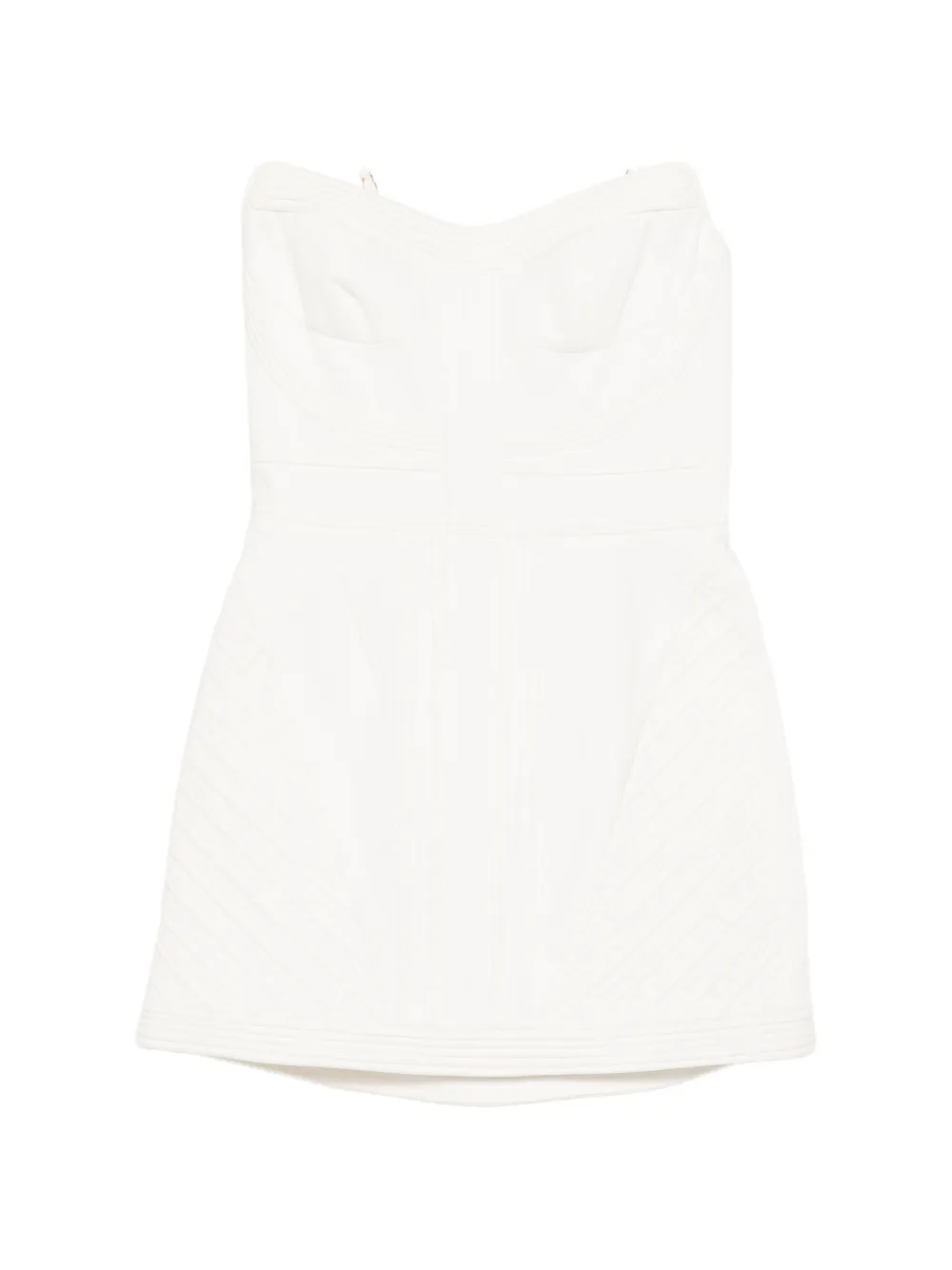 ZIMMERMANN strap structured dress - Bianco