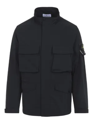 Stone Island Membrana 3L TC ボンバージャケット | ブルー | FARFETCH JP