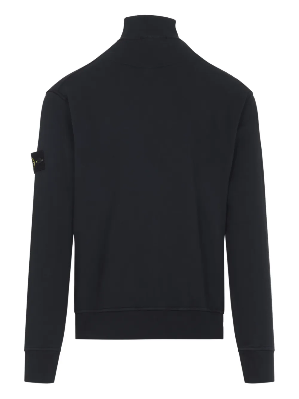 Stone Island zip-up high-neck sweater - Blauw
