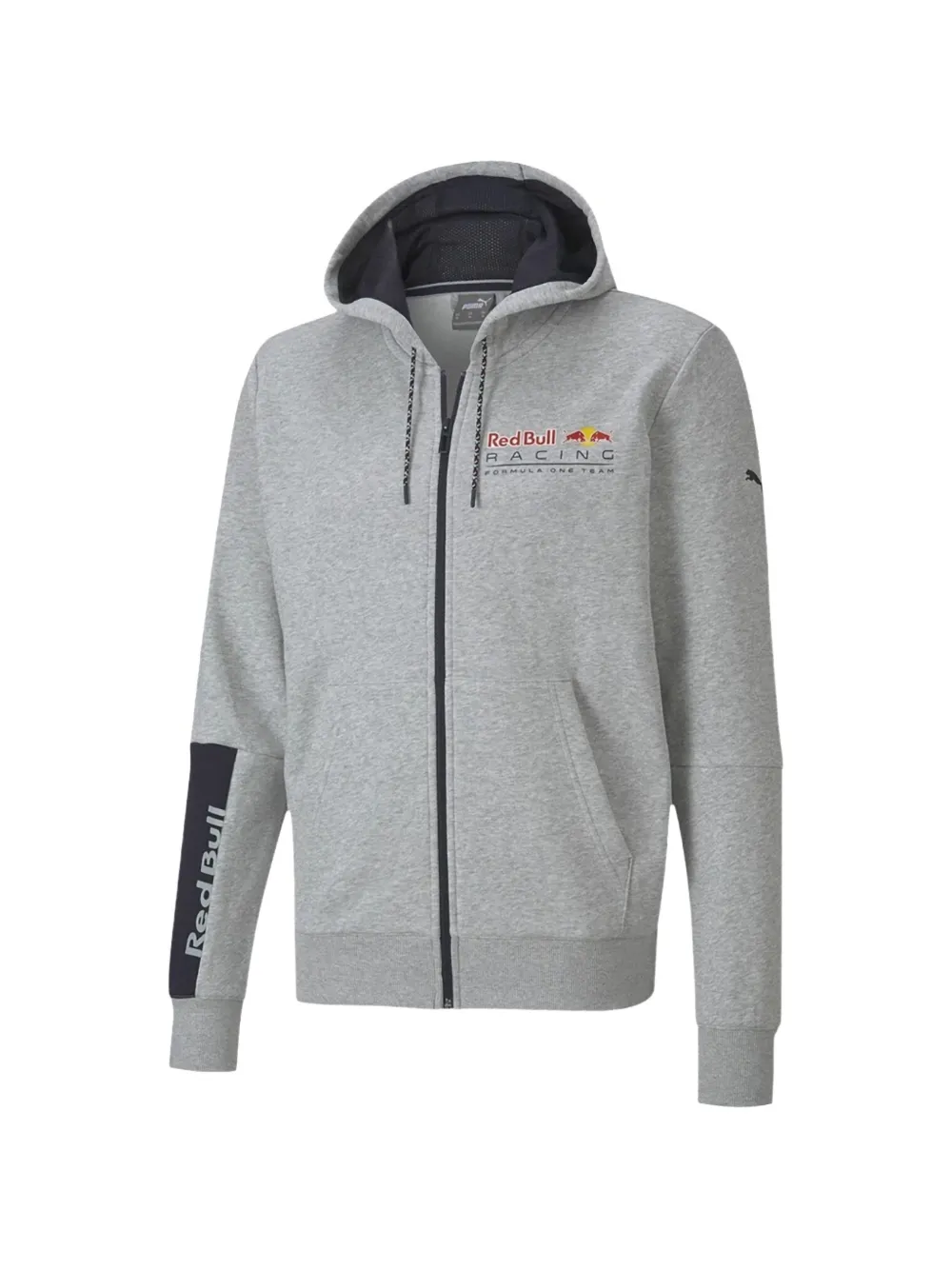 PUMA x Red Bull Felpa Racing con cappuccio e logo - Grigio