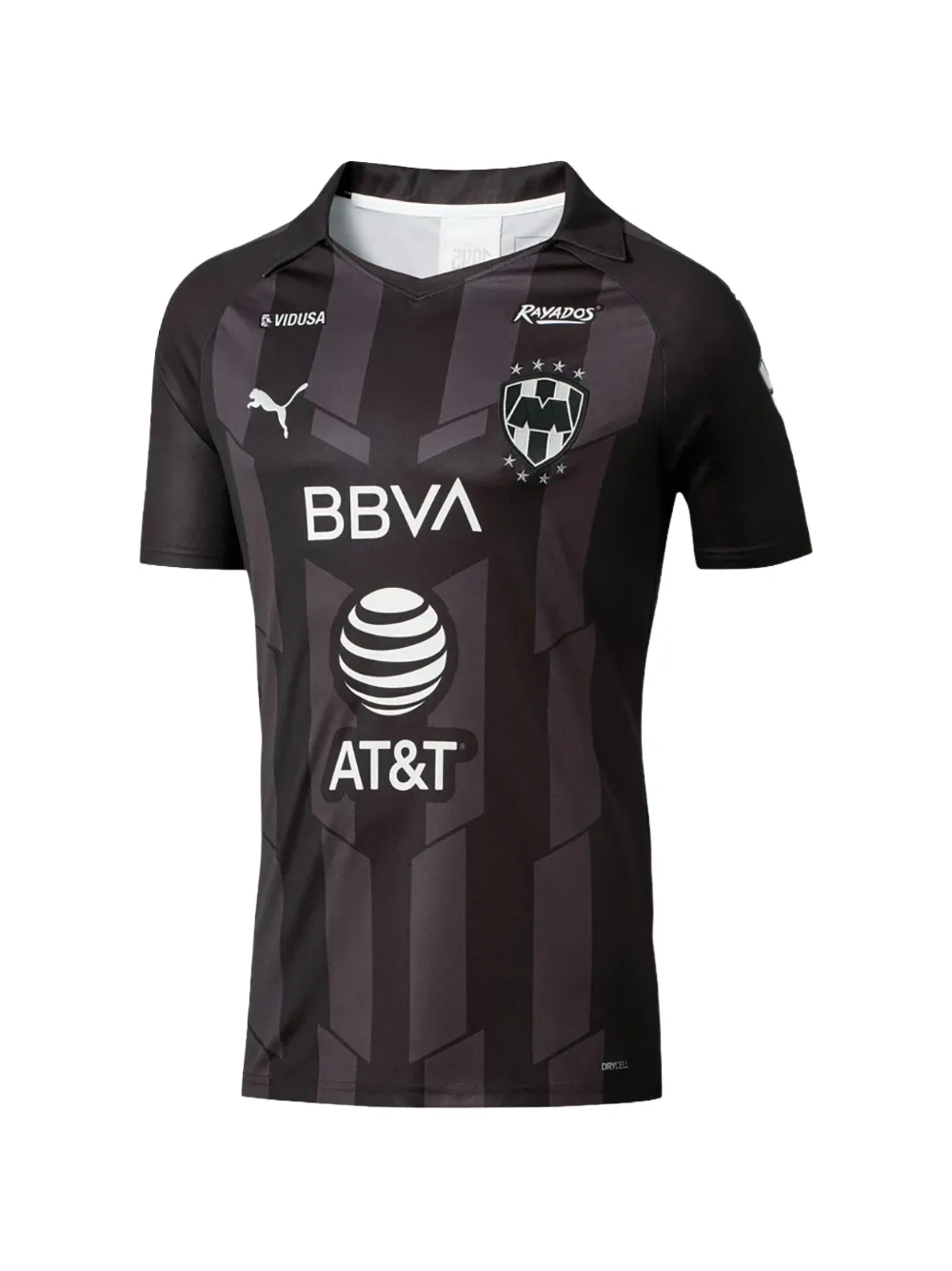 PUMA T-shirt Monterrey a righe - Nero