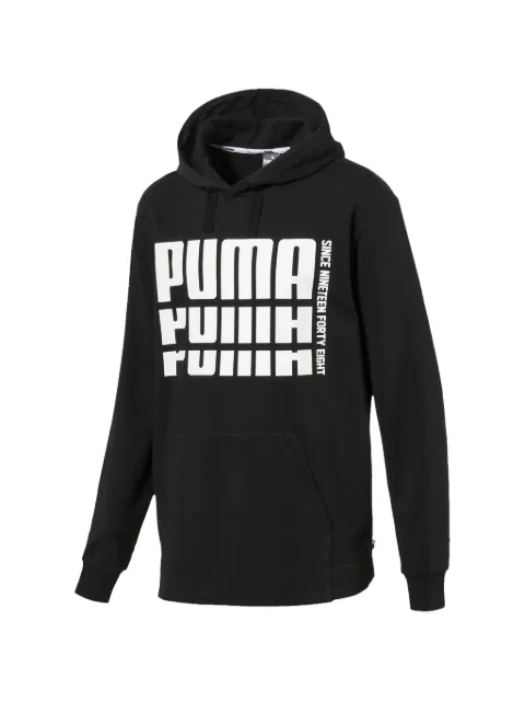 PUMA logo-print hoodie