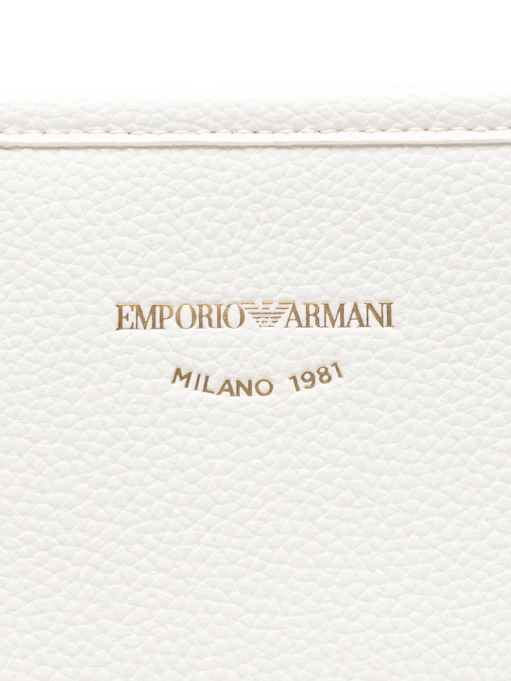 Emporio Armani Shopper met handvat Wit