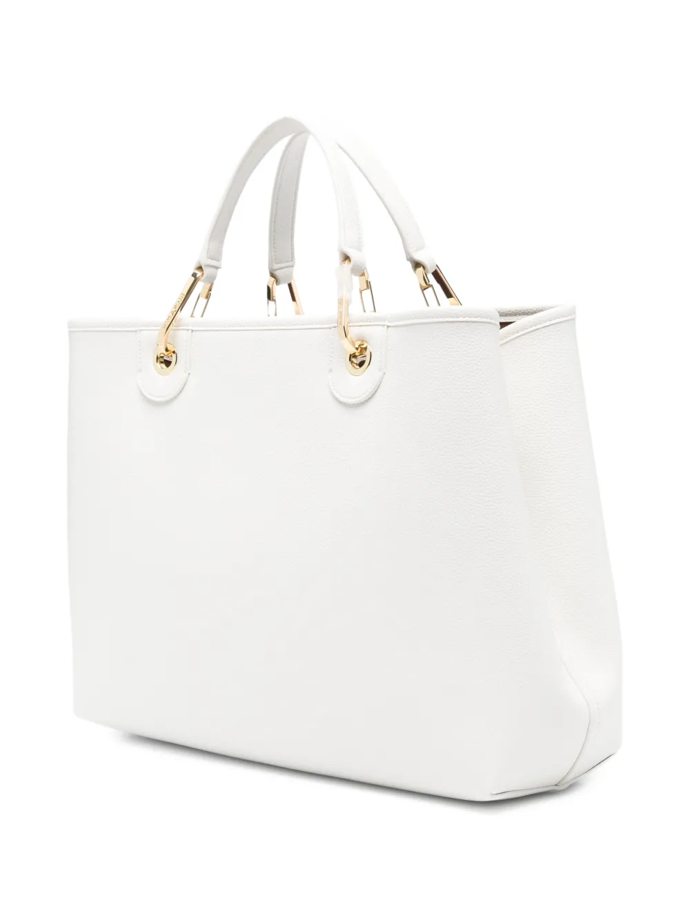 Emporio Armani Shopper met handvat Wit