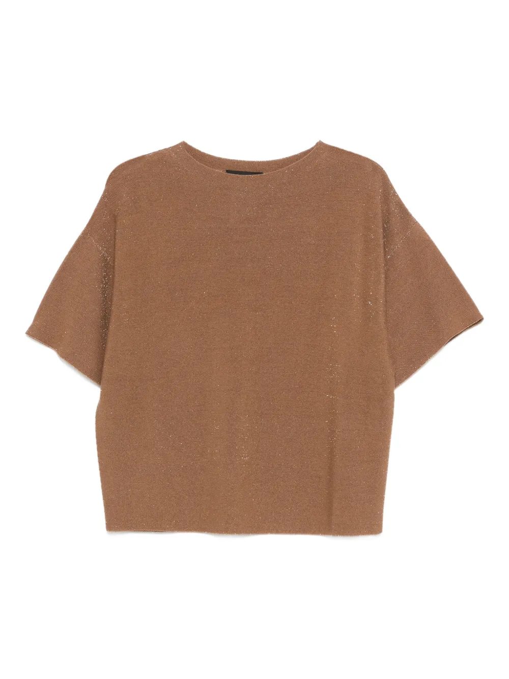Fabiana Filippi round-neck T-shirt - Marrone
