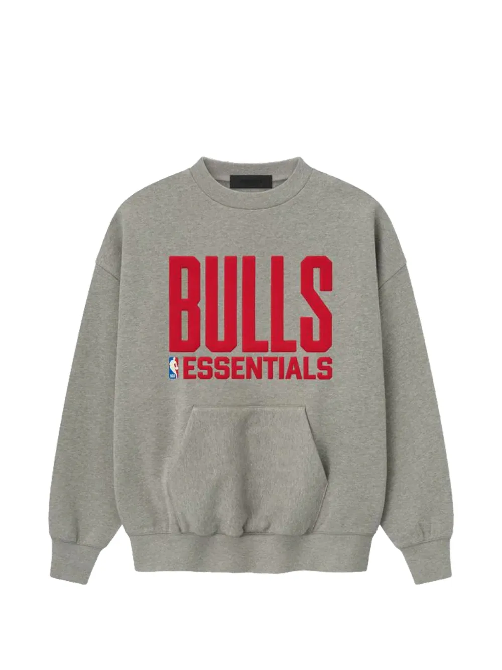FEAR OF GOD ESSENTIALS Sweatshirt mit Bullen-Print - Grau