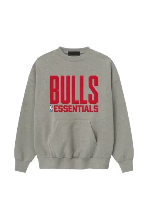 FEAR OF GOD ESSENTIALS Hoodie Bulls Essentials Light Heather De