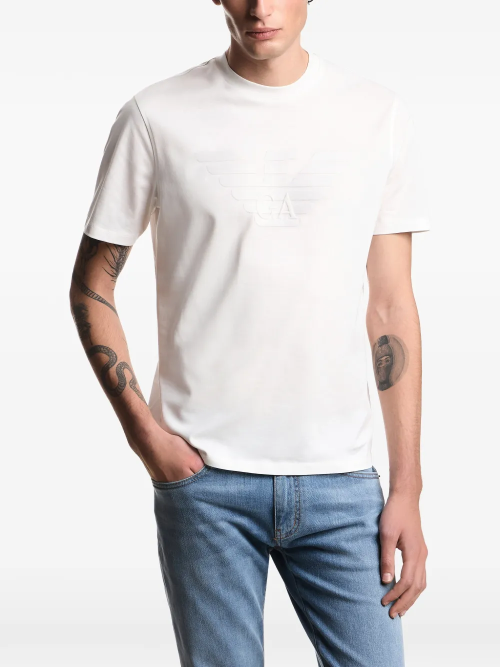 Emporio Armani T-shirt met korte mouwen Wit