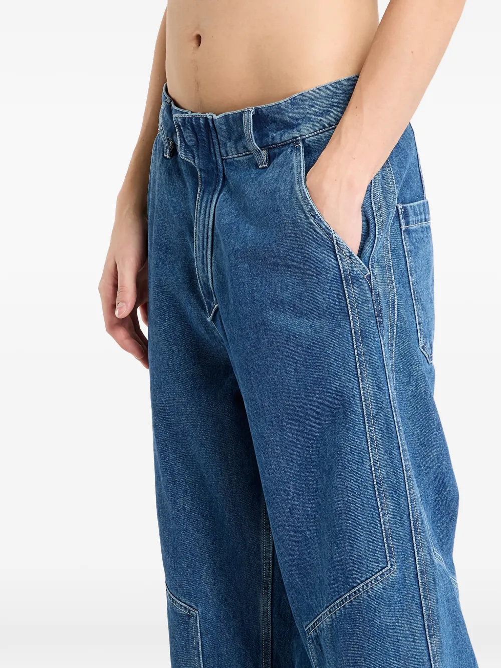  Pleasures Belt-loops Jeans - Blue 