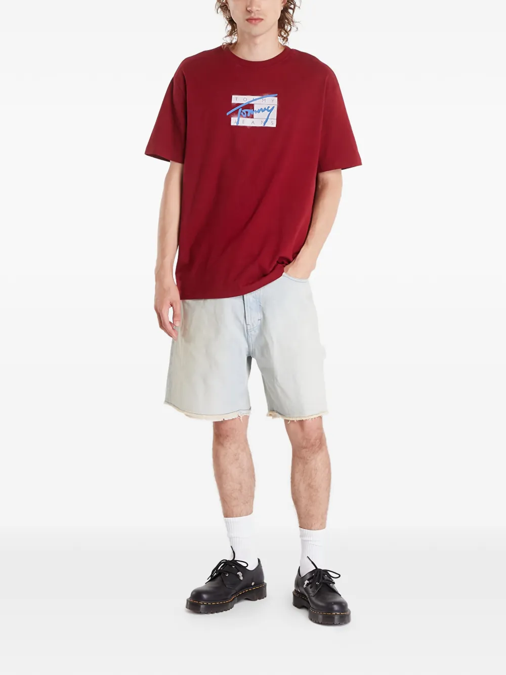 Tommy Hilfiger cotton T-shirt - Rood