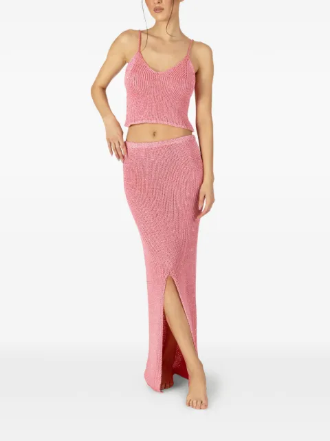PARAMIDONNA Bruna slit maxi skirt