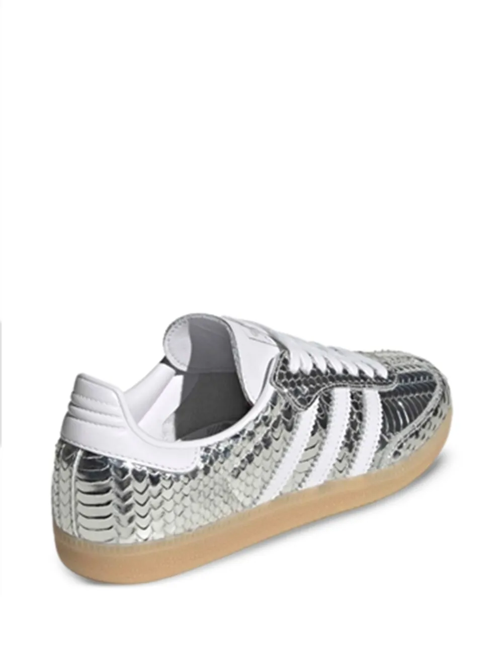 adidas Samba sneakers met slangen-effect Zilver