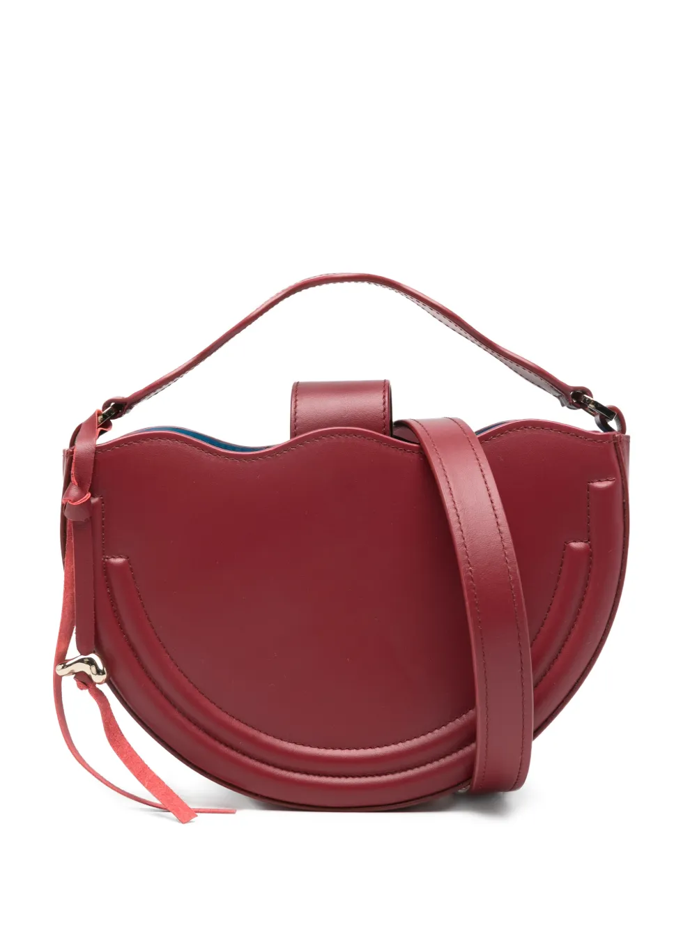 Di Gaia x Louiza Roe leather tote bag - Rosso