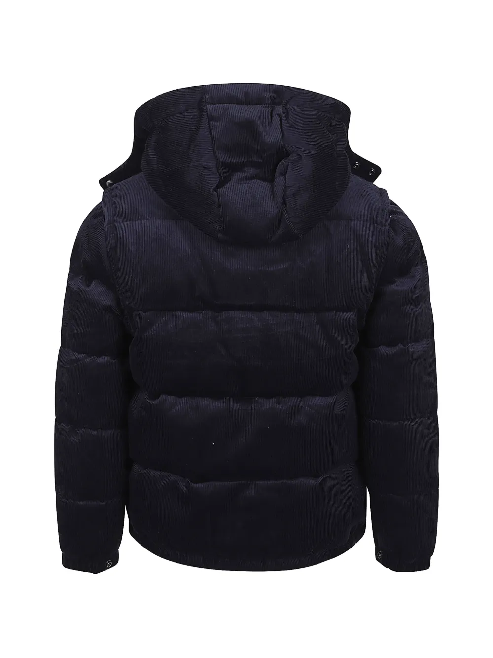 POLO RALPH LAUREN KIDS Gewatteerde ribfluwelen jack met capuchon Blauw