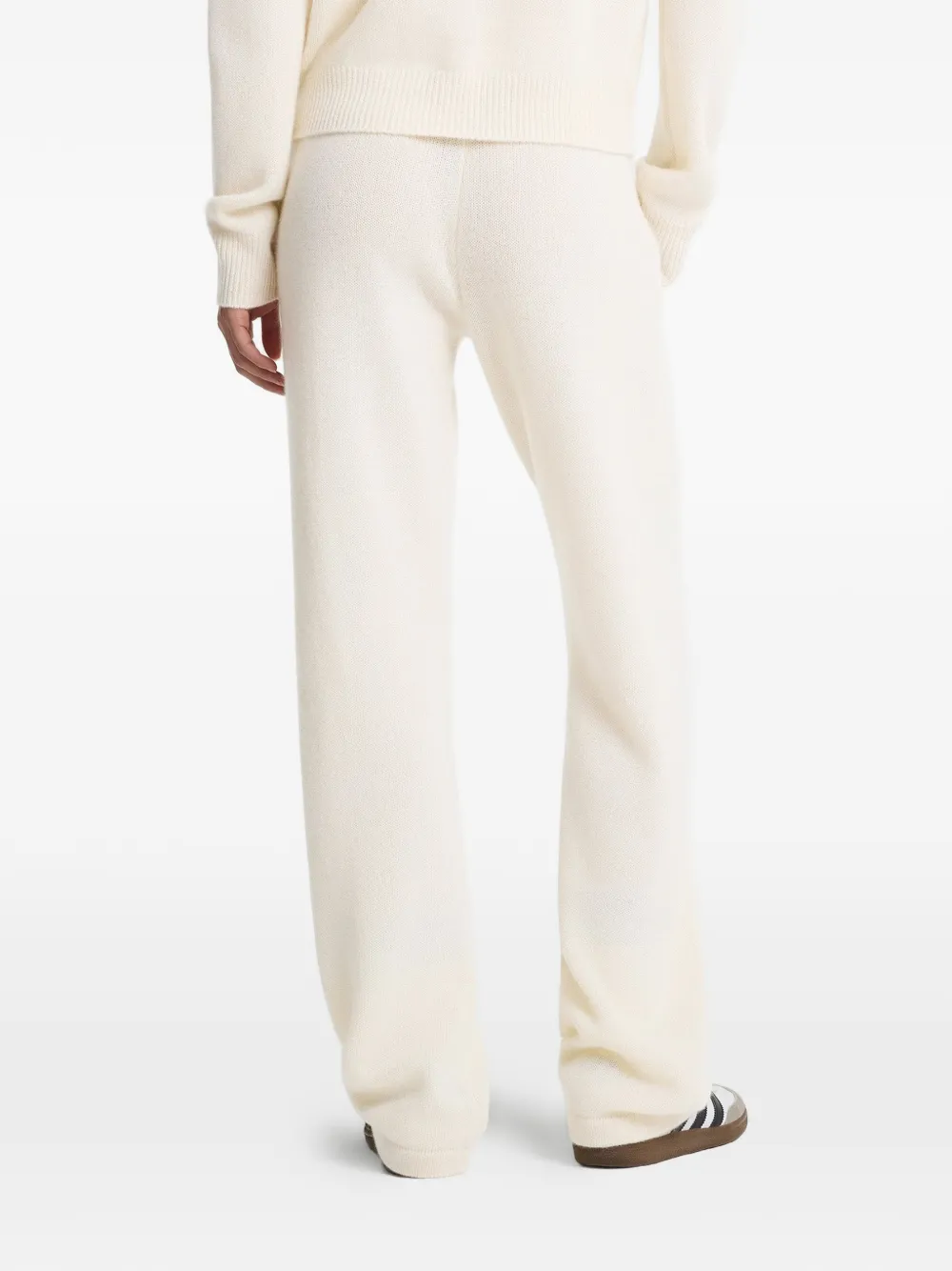Sporty & Rich Broek met logo Beige