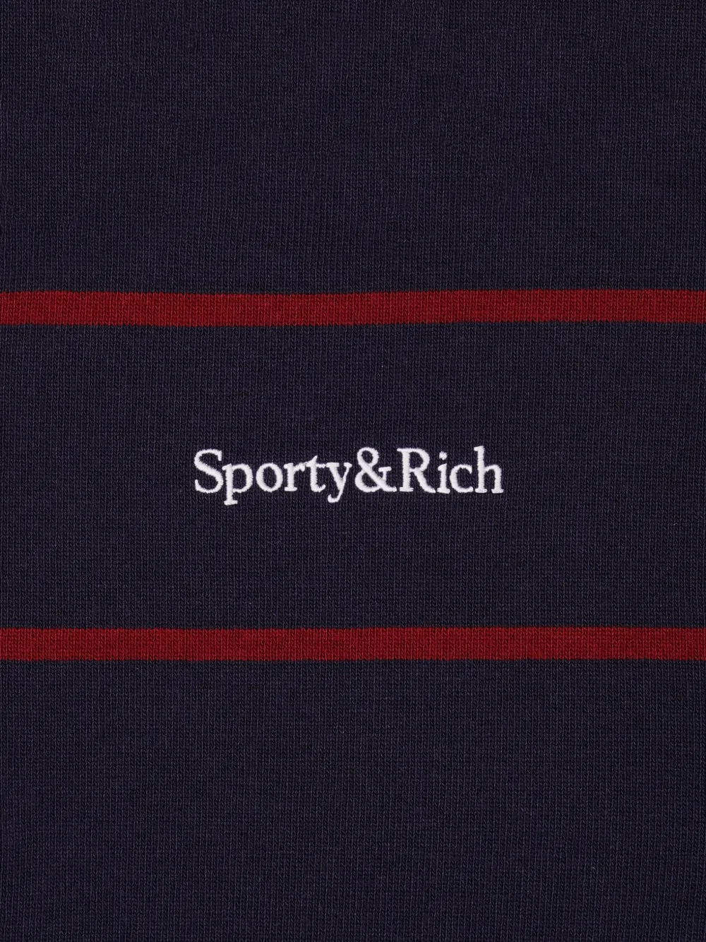 striped long-sleeve polo shirt