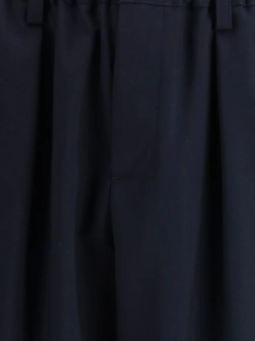  Marni Pleated Wool Trousers - Blue 