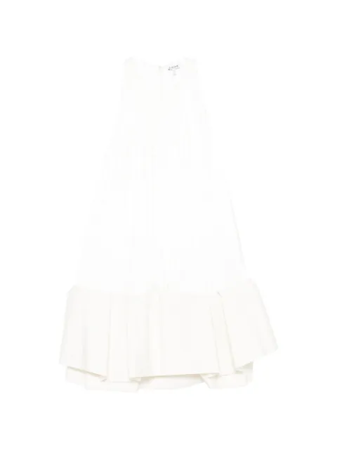 LOEWE Flamenco pleated ruffled mini dress