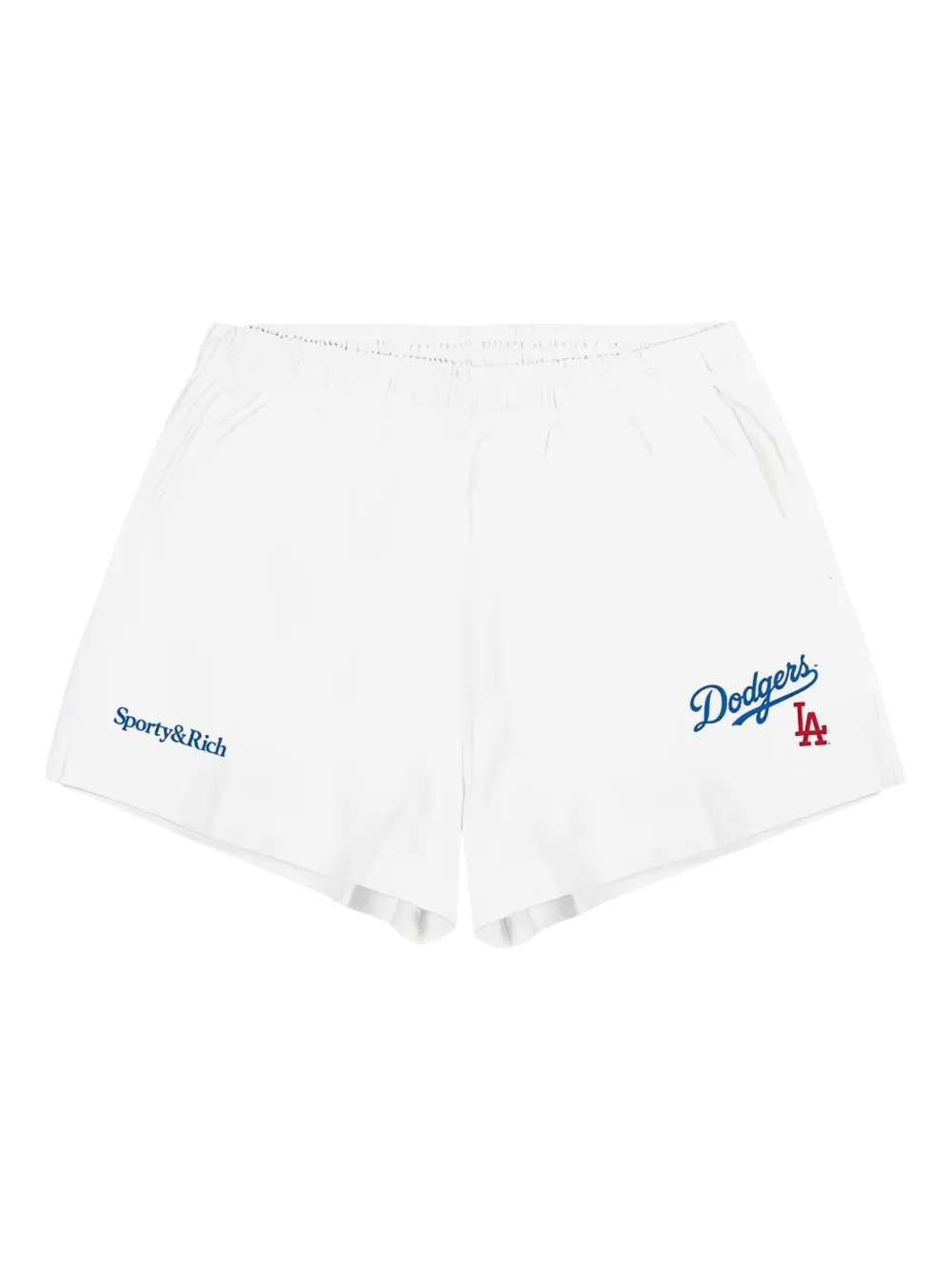 Sporty & Rich embroidered shorts - Bianco