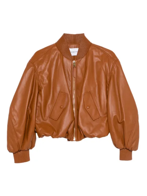 Givenchy chamarra bomber con bolsillos y solapa