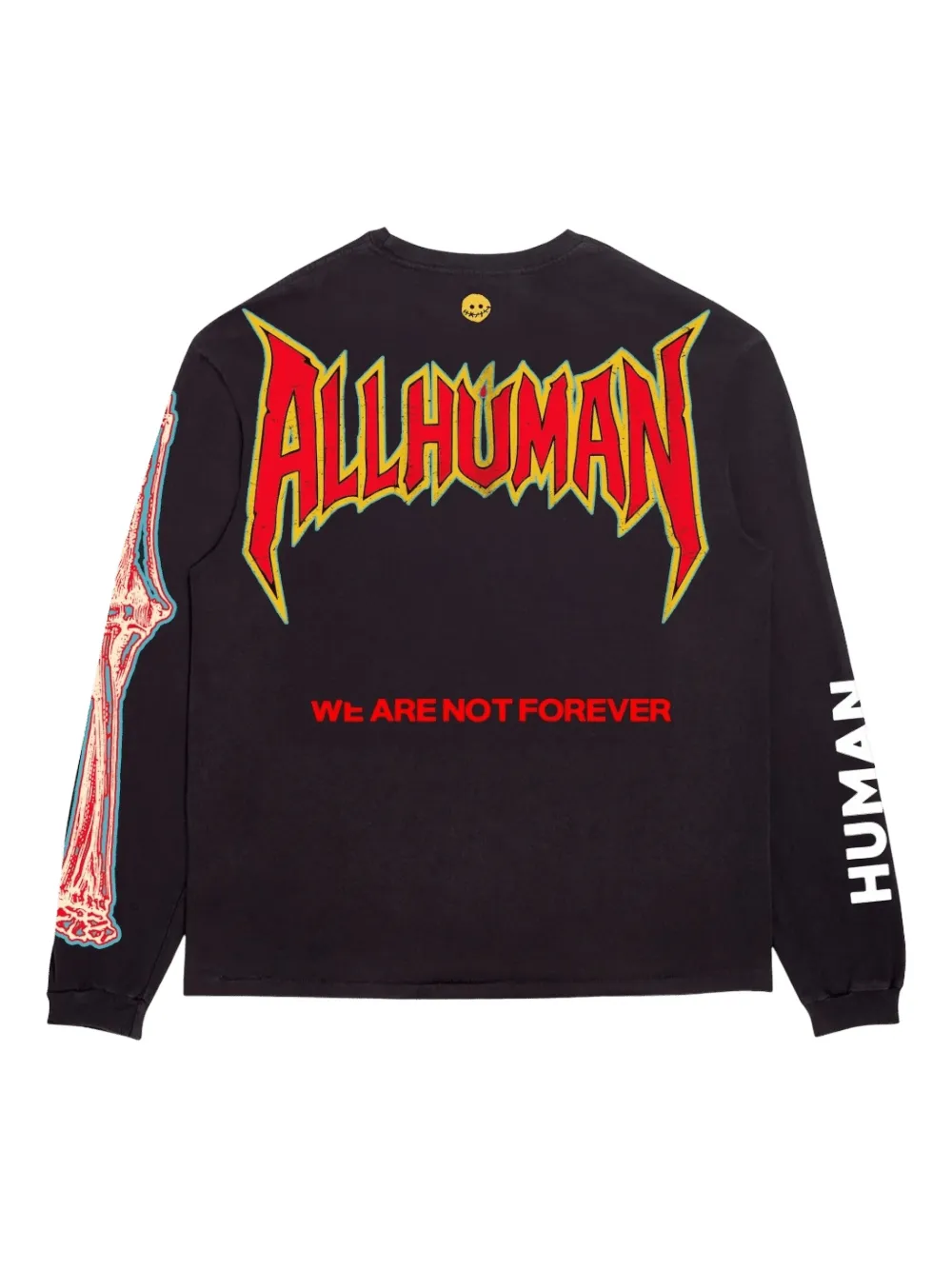 ALL HUMAN Last Call flaming-patch graphic long-sleeve T-shirt | Playeras | Image 2