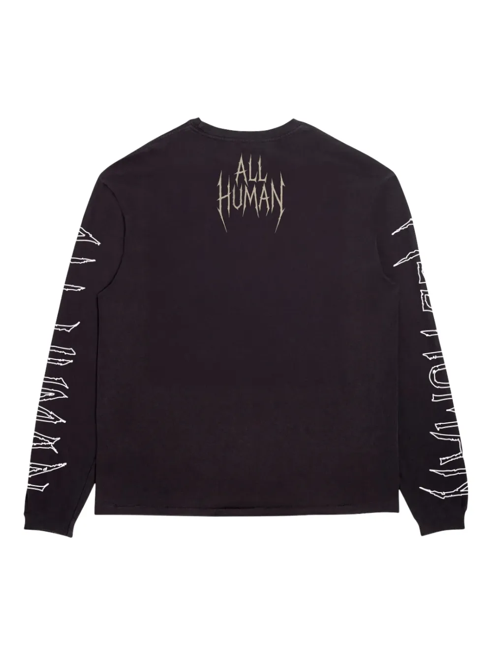 ALL HUMAN Worlds Fair graphic long-sleeve T-shirt - Zwart