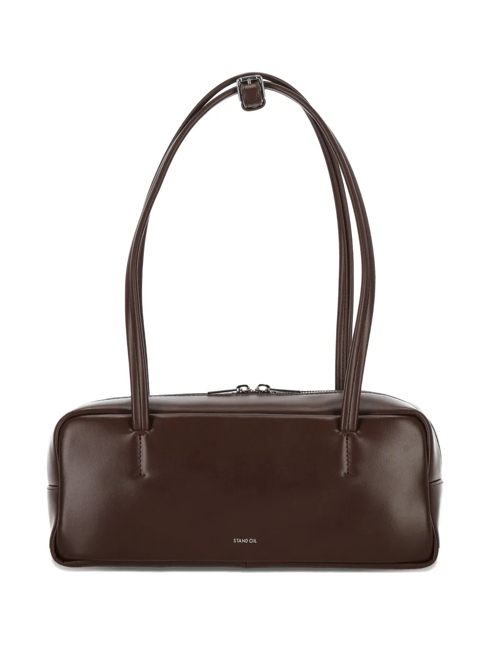 STAND OIL Borsa a spalla More con zip - Marrone