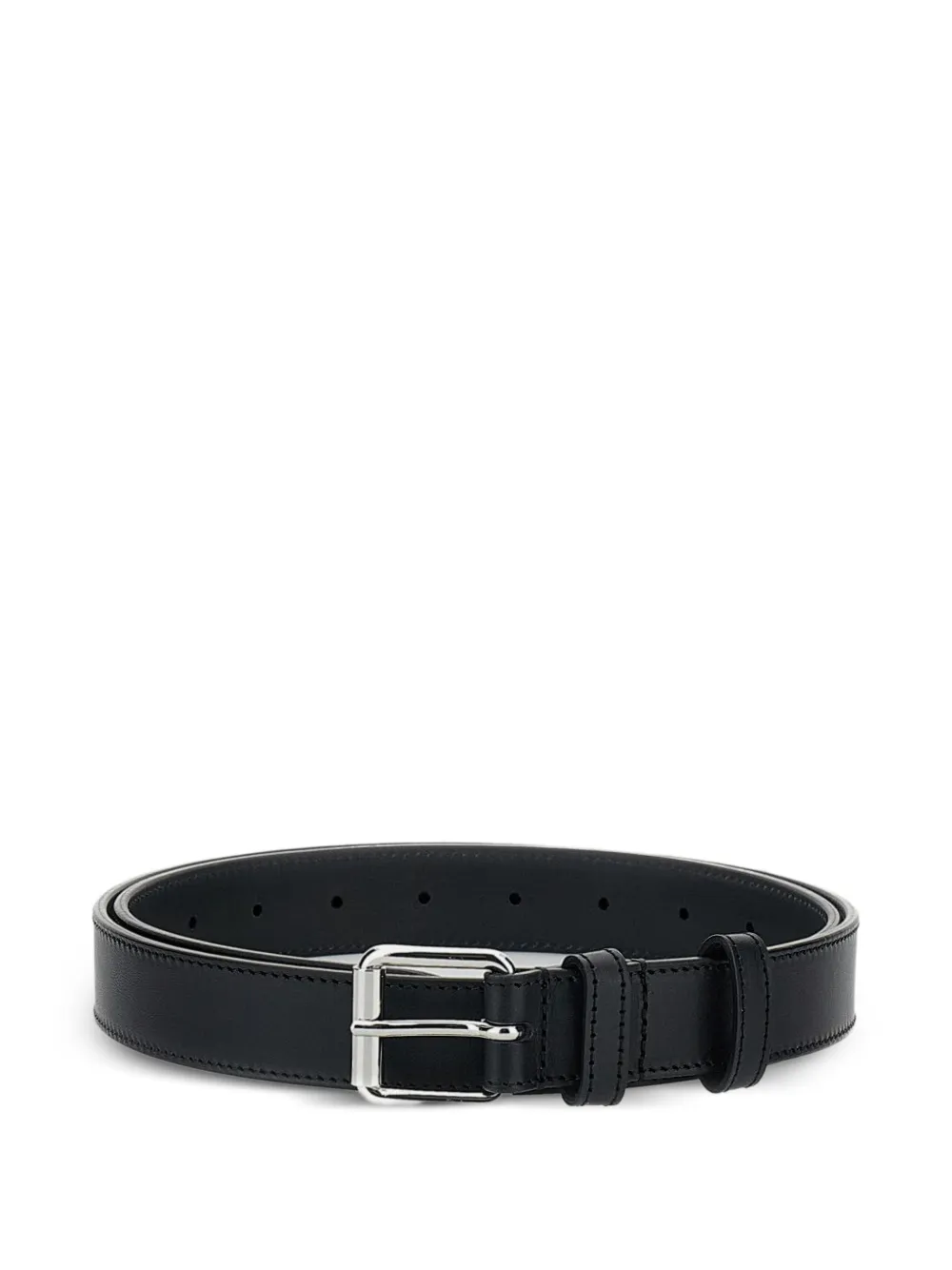 Comme Des Garçons Play perforated leather belt - Nero