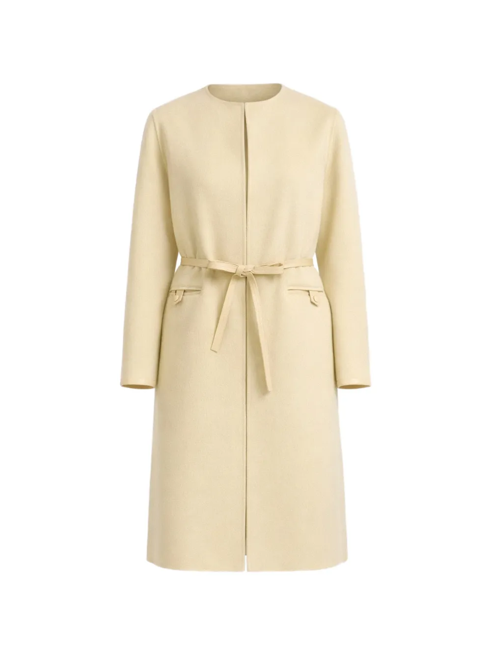 Yves Salomon double-sided belted coat · 34