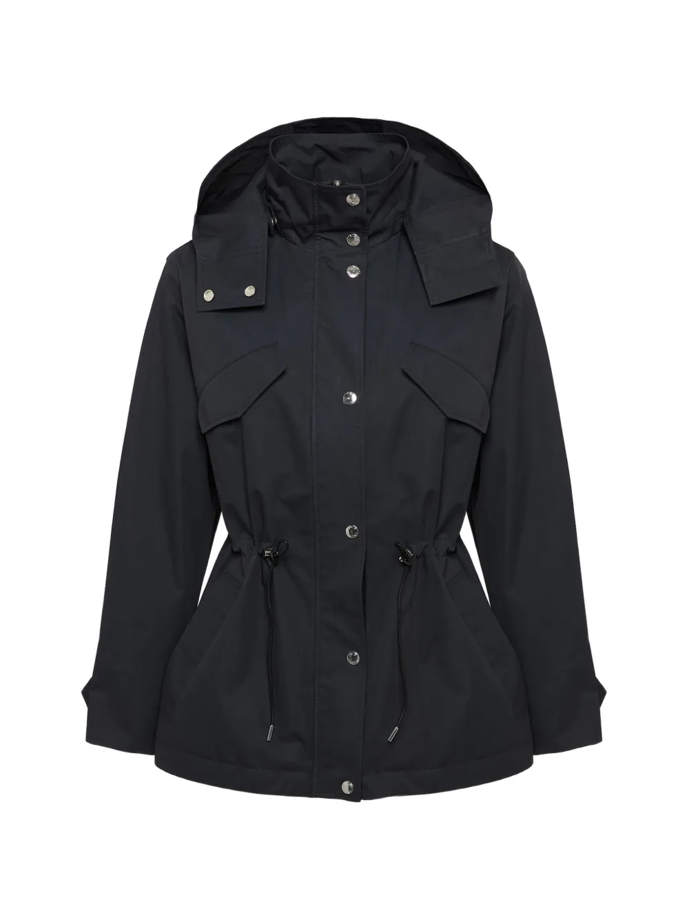 Yves Salomon hooded parka - Blu