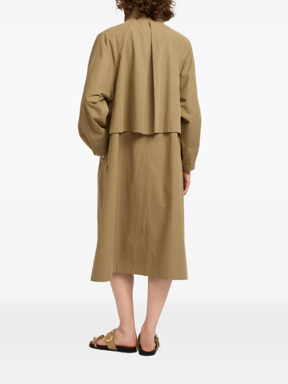 Yves Salomon Oversized jas Bruin