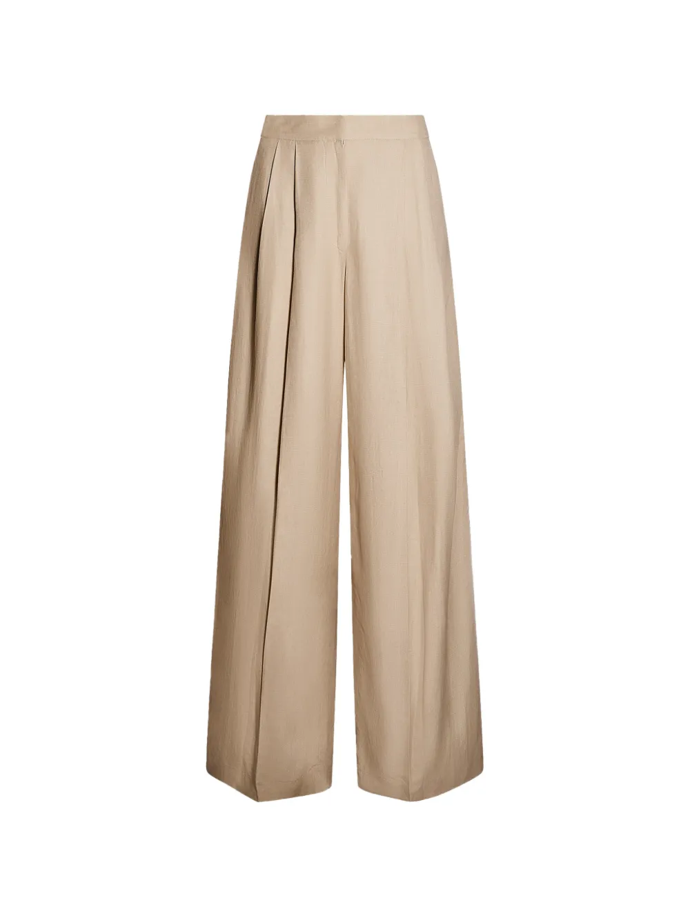 Yves Salomon pleated palazzo pants - Toni neutri