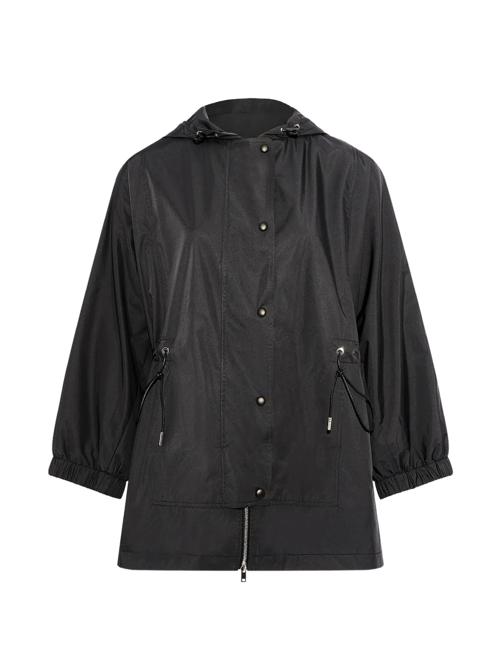 Yves Salomon hooded jacket - Nero