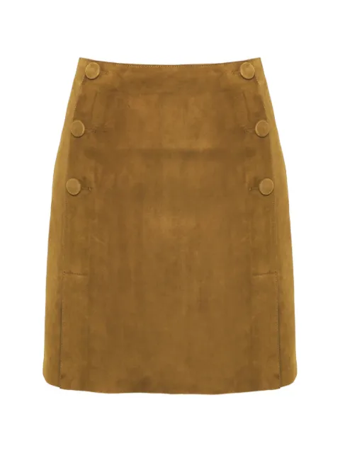 Yves Salomon buttons double-sided mini skirt