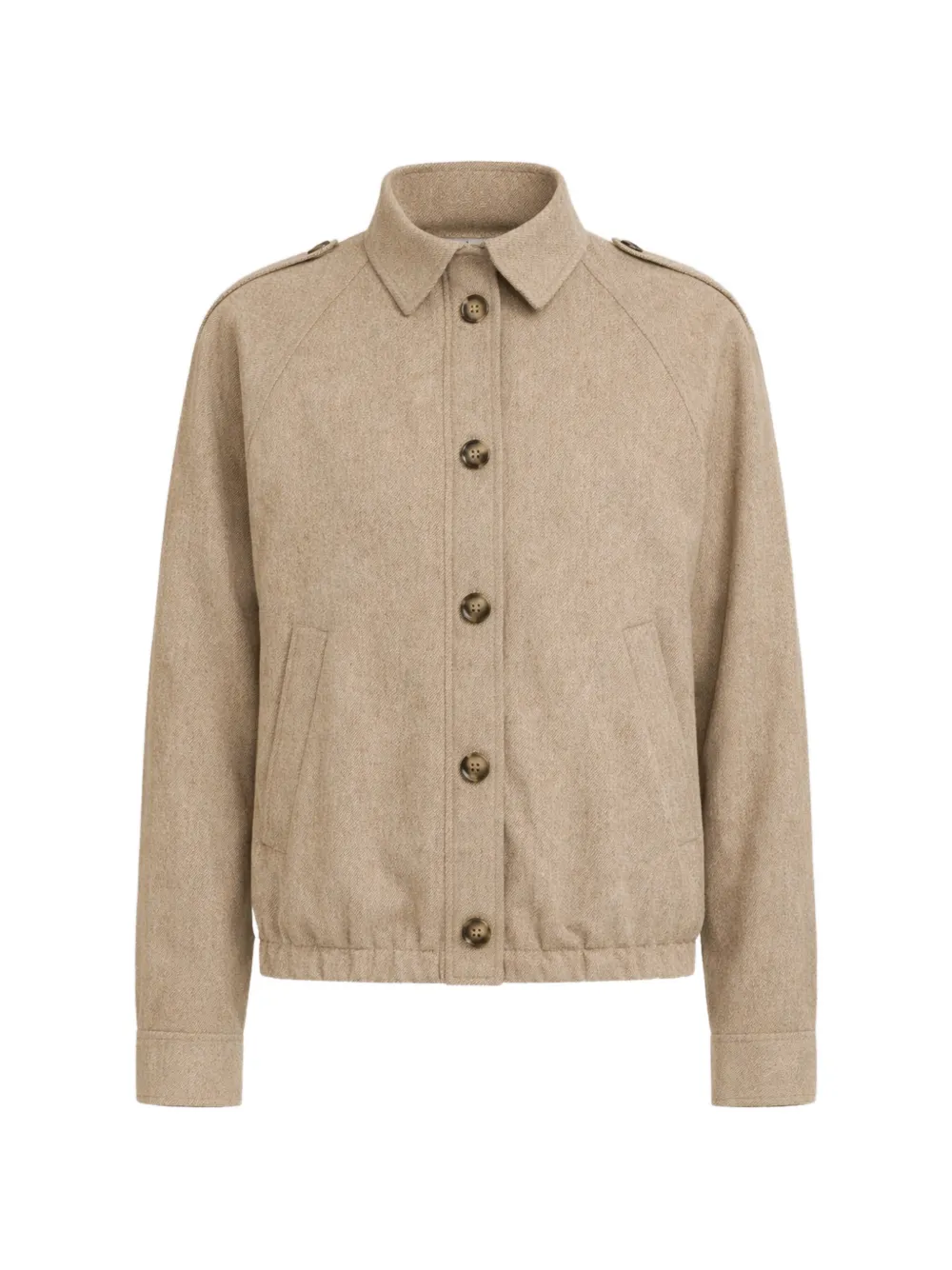 Yves Salomon button cashmere jacket - Nude