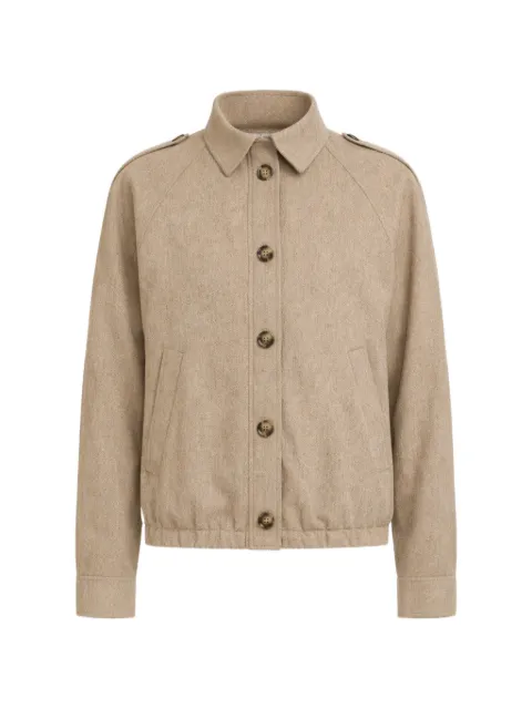 Yves Salomon button cashmere jacket