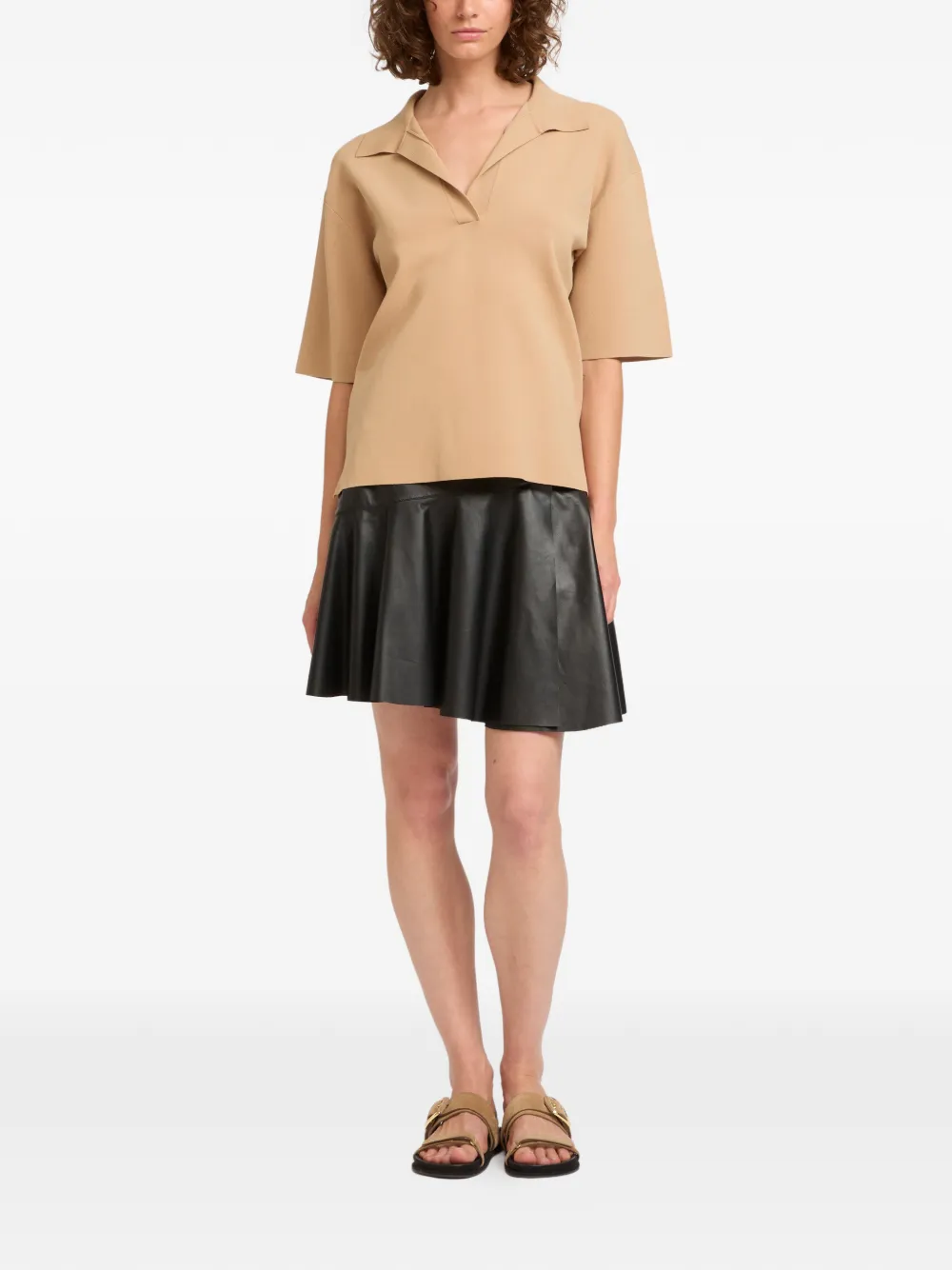  Yves Salomon Knitted Top - Neutrals 