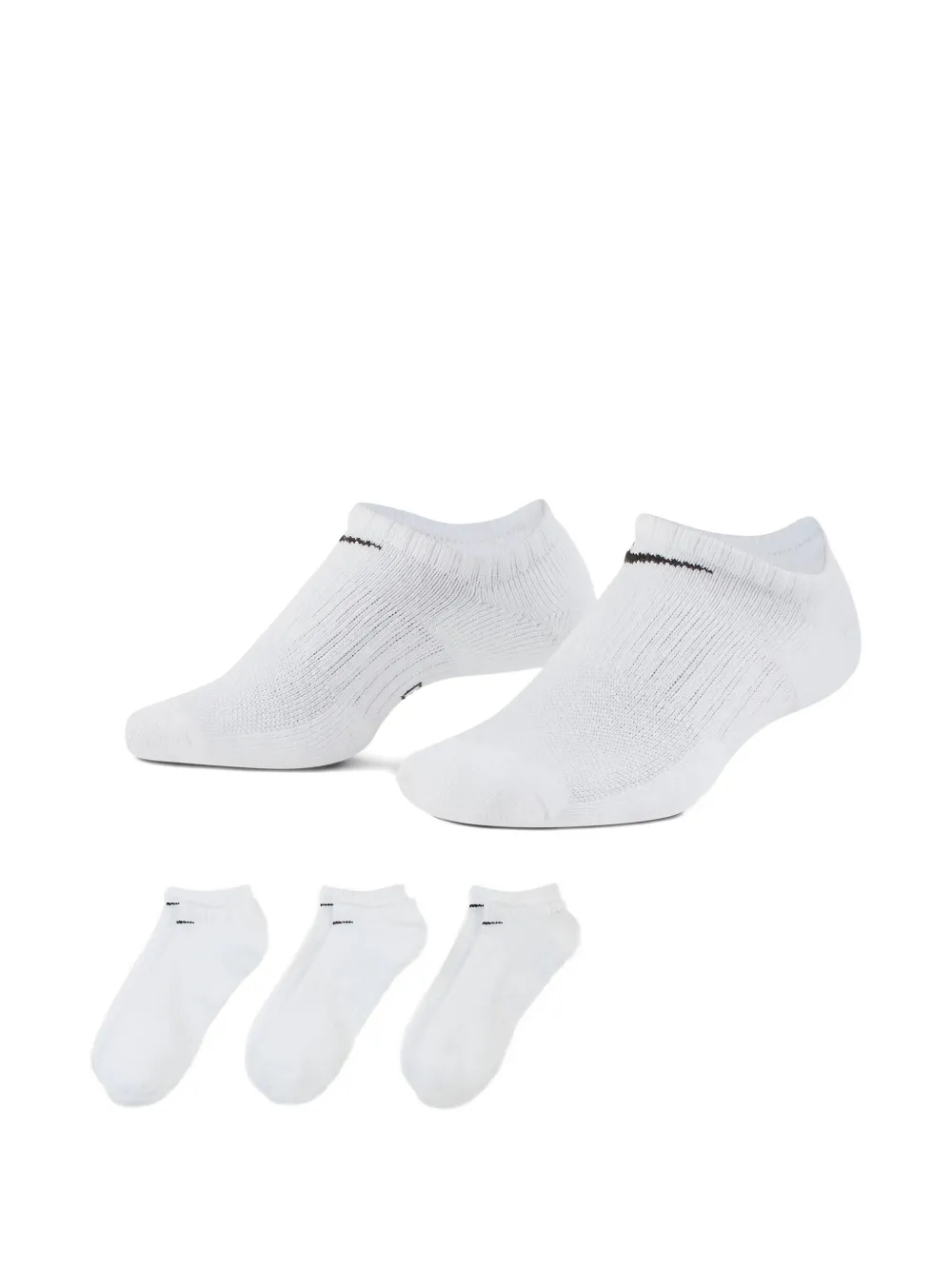 Nike cushioned socks (set of three) - Bianco