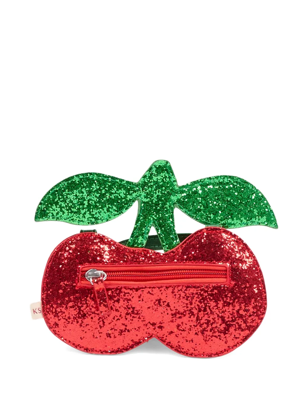 Konges Sl&oslash;jd glitter cherry casual shoulder bag - Rood