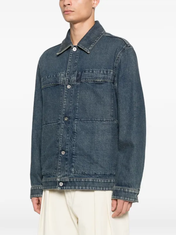 Jil Sander ボタンポケット デニムジャケット | ブルー | FARFETCH JP
